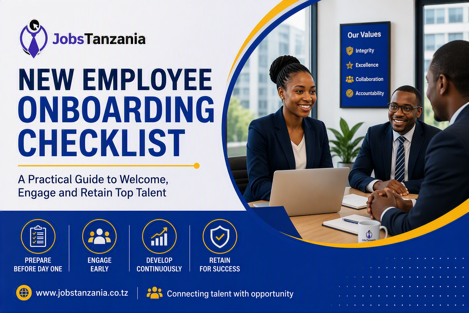 New Employee Onboarding Checklist  for Tanzanian Employers 
