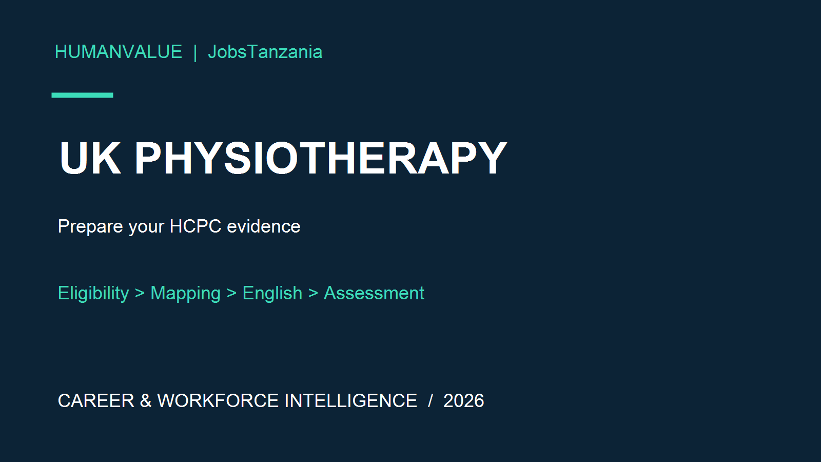 UK HCPC Physiotherapy Registration 2026: Qualifications, English Tests and Evidence for African Applicants