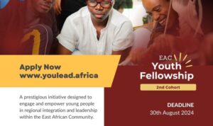 The East African Community (EAC) Youth Fellowship 2024 for young East Africans.